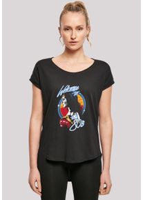F4NT4STIC Damen T-Shirt "DC Comics Wonder Welcome To The 80s", schwarz, casual, Gr. S, Obermaterial: 100% Baumwolle, Shirts, Damen,Premium
