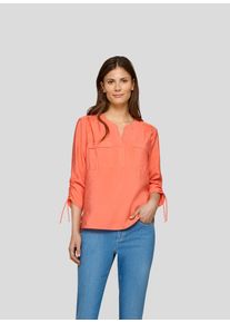 Rabe Damen Klassische Bluse "Bluse", orange, feminin, Gr. 52, unifarben, 85%Viskose 15%Polyamid, Blusen
