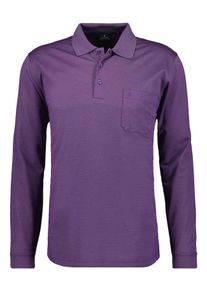 Ragman Herren Poloshirt, lila, klassisch, Gr. XXL, Baumwollmischung, Shirts
