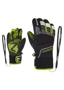 Ziener Kinder Skihandschuhe "LONZALO AS Junior", grün, Gr. 3,5, Materialmix, Handschuhe