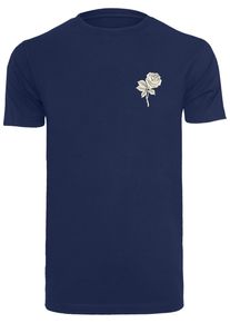 MisterTee Herren Kurzarmshirt "MisterTee Herren Wasted Youth Tee", blau, casual, Gr. XXL, bedruckt, 100% Baumwolle, Shirts