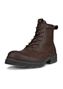 Ecco Herren Schnürboots "GRAINER M", Gr. 41, braun, Glattleder, klassisch, Schuhe, Stiefelette, Workerboots, Winterboots, mit zwei Anziehlaschen