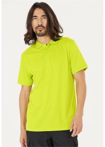 WHISTLER Herren Langarm-Poloshirt "Felox", gelb, casual, Gr. L, unifarben, 100% Polyester, Shirts, aus schnell-trocknendem Material