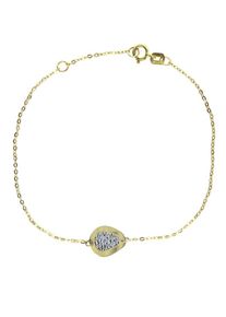 Firetti Damen Armband "Schmuck Geschenk Gold 375 Armschmuck Armkette Goldarmband", Gelbgold 375, gold, Gelbgold 375, Armbänder, Made in Germany