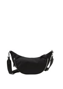 Marc O'Polo MARC O'POLO Damen Umhängetasche "aus recyceltem Material", schwarz, Polyamid, unifarben, Taschen