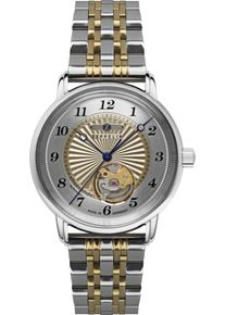 Zeppelin Damen Automatikuhr "Friedrichshafen Lady Open Heart"silberfarben, goldfarben, champagnerfarben, Armbanduhren, Armbanduhr, Damenuhr, Made in