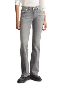 Marc O'Polo Damen Bootcut-Jeans "aus Organic Cotton-Mix", grau, Gr. 31, MARC O'POLO DENIM, unifarben, Obermaterial: 94% Baumwolle, 4% Elastomultiester, 2%