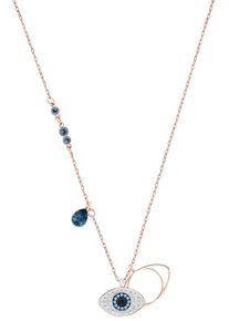 Swarovski Damen Kette mit Anhänger "Symbolica Böser Blick magisches Auge, 5172560, 5692178", Metall, L: 45cm, rosa, Metall, Halsketten, mit Swarovski