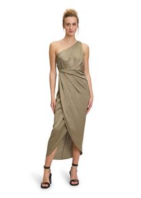 Vera Mont Damen Abendkleid "Vera Mont Abendkleid mit Raffung", blau, feminin, Gr. 40, Satin, Obermaterial: 100% Polyester. Futter: 95% Polyester, 5%