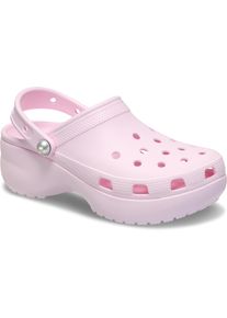 Crocs Damen Clog "Classic Platform Pearl Clog", Gr. 42, rosa, Croslite, casual, Schuhe, Plateaschuh, Sandale mit Zierperlen