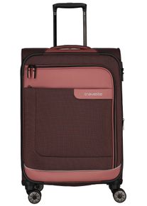 Travelite Weichgepäck-Trolley "VIIA, verschiedene Größen und Farben", rosa, Polyester, mehrfarbig, modisch, Koffer, Reisegepäck Trolley Koffer