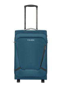 Travelite Handgepäck-Trolley "JETPACK Slim 2 Cabin, konzipiert für Air France, KLM & ITA", blau, Polyester, unifarben mit Farbeinsätzen, Koffer,