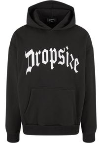 DROPSIZE Herren Kapuzensweatshirt "Dropsize Herren Heavy Logo Design Hoodie", schwarz, Gr. M, 70% Baumwolle, 30% Polyester, Sweatshirts