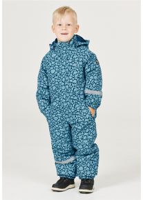 ZIGZAG Kinder Schneeoverall "Tower", blau, casual, Gr. 98, 100% Polyester, Overalls, mit wasser- und winddichter TPU-Membran