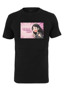 MisterTee Herren Kurzarmshirt "MisterTee Damen Ladies Girls Win Tee", schwarz, casual, Gr. L, unifarben, 100% Baumwolle, Shirts