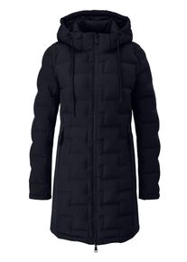s.Oliver Damen Wintermantel, blau, casual, Gr. 38, unifarben, Web, Obermaterial: 100% Polyester. Futter: 100% Polyester, Mäntel, gesteppt, mit Kapuze