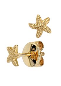 Jobo Damen Paar Ohrstecker "Ohrringe Seestern", Gelbgold 585, gelb, Gelbgold 585, Ohrringe, 585 Gold