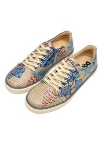 DOGO Damen Sneaker "Sneaker Istanbul Oriental Damen Sneaker / Female", Gr. 36, bunt, Lederimitat, Schuhe, Vegan