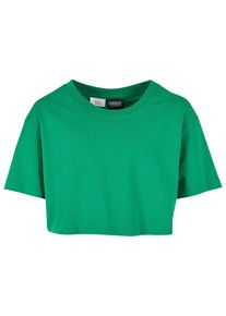 Urban Classics Mädchen T-Shirt "Urban Classics Damen Girls Short Kimono Tee", grün, casual, Gr. 158, unifarben, 100% Baumwolle, Shirts