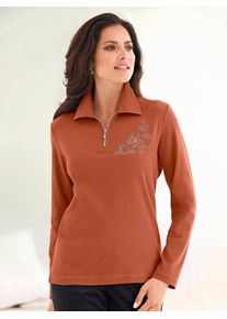 Classic Basics Damen Poloshirt "Poloshirt", orange, Gr. 42, unifarben, 100% Baumwolle, Shirts