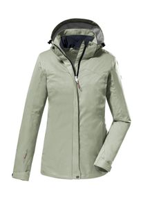 Killtec Damen Outdoorjacke "KOS 133 WMN JCKT", grau, sportlich, Gr. 38, Oberstoff: 100% Polyester, Futter: 100% Polyester, Jacken, Wasser- und