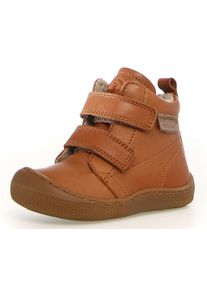 Naturino Kinder Lauflernschuh "WIGGHI VL", Gr. 26, braun, Nappaleder, casual, Schuhe, Barfußschuh mit Warmfutter, Größenschablone zum Download