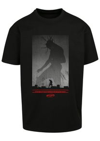 MisterTee Herren T-Shirt "MisterTee Unisex Cannot Change Oversize Tee", schwarz, casual, Gr. M, bedruckt, 100% Baumwolle, Shirts