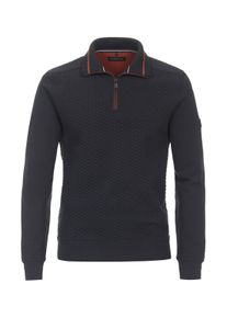 Casamoda Herren Sweatshirt "Casamoda Sweattroyer uni", blau, Gr. L, 51% Baumwolle, 47% Polyester, 2% Elasthan, Sweatshirts
