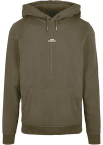 Merchcode Herren Kapuzensweatshirt "Merchcode Herren Think Different Basic Hoody", grün, Gr. S, bedruckt, 50% Baumwolle, 50% Polyester, Sweatshirts