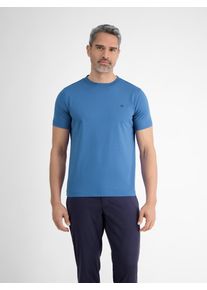 Lerros Herren T-Shirt "Lerros COOL & DRY Performance T-Shirt für Herren", blau, Gr. L, 75% Baumwolle, 25% Polyester, Shirts
