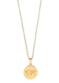 Adelia´s ADELIA ́S Damen Kette mit Anhänger "Neuheit 2025 - Damen Edelstahl Halskette mit Anhänger", unbekannt, Edelstahl, gold, Edelstahl, Halsketten