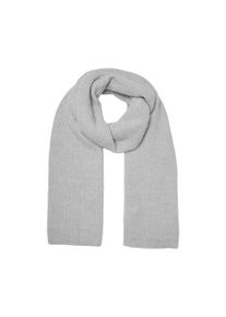 Véro Moda VERO MODA Damen Strickschal "VMGILA RIB SCARF NOOS", grau, modisch, unifarben, Rippstrick, Strick, Materialmix, Modetücher