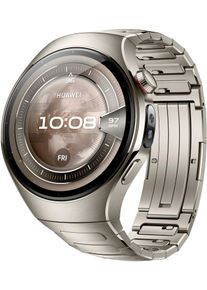 Huawei Smartwatch "WATCH 5 46mm", grau, Smartwatches, X-TAP, Health Glance, 316L Edelstahl, Kompatibel mit iOS & Android