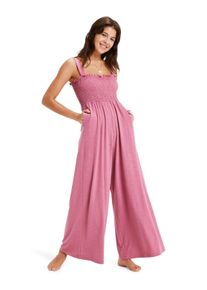 Roxy Damen Jumpsuit "Just Passing By", rosa, Gr. S, 63% Polyester, 33% Viskose, 4% Elasthan, Overalls