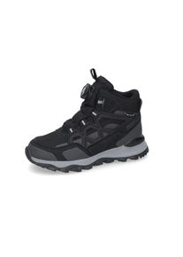 Kinder Winterboots, Dockers by Gerli, Gr. 33, schwarz, Nubuklederimitat, Textil, sportlich, Schuhe, Freizeitstiefel mit wasserabweisendem DOCK-Tex
