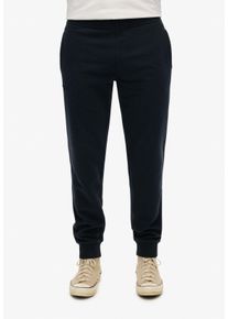 Superdry Herren Sweathose "ESSENTIAL LOGO JOGGERS HB", blau, modisch, Gr. S, meliert, Web, Obermaterial: 80% Baumwolle, 20% Polyester, Hosen
