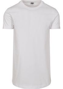 Urban Classics Herren T-Shirt "Urban Classics Herren Short Shaped Turn Up Tee", weiß, casual, Gr. XXL, unifarben, 100% Baumwolle, Shirts