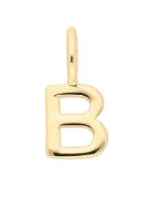 Adelia´s ADELIA ́S Damen Buchstaben-Anhänger "Damen & Herren 333 Gold Buchstabenanhänger B", Gelbgold 333, gold, Gelbgold 333, Schmuckanhänger, für Damen &