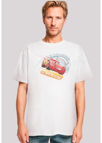 F4NT4STIC Herren T-Shirt "Cars Lightning McQueen", weiß, casual, Gr. XL, Obermaterial: 100% Baumwolle, Shirts, Premium Qualität