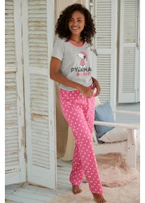 PEANUTS Damen Pyjama, Gr. 32, bunt, Single Jersey, Obermaterial: 100% Baumwolle, feminin, Homewear-Sets, mit Snoopy Druckmotiv