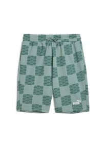 Puma Herren Trainingsshorts "UNITED AOP SHORTS 10" TR", grün, sportlich, Gr. M, bedruckt, Sweatware, Obermaterial: 68% Baumwolle, 32% Polyester, Hosen