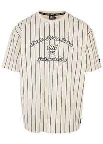 Herren T-Shirt "Starter Black Label Herren Starter Pinestripe 1971 Tee", weiß, casual, Gr. M, STARTER Black Label, gestreift, 100% Baumwolle, Shirts