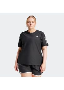 Damen Laufshirt "OTR B TEE", schwarz, sportlich, Gr. 2X, adidas Performance, clean, Obermaterial: 86% Polyester, 14% Elasthan, Shirts