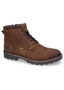Camel Active Herren Schnürboots, Gr. 43, braun, Leder, klassisch, Schuhe, Winterboots, Stiefel mit gepolsterter Innensohle