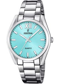 Festina Damen Quarzuhr "Boyfriend Collection", silber, Armbanduhren, Armbanduhr, Damenuhr, Edelstahlarmband