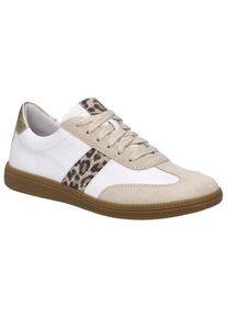 Josef Seibel Damen Sneaker "Joleen 03", Gr. 36, bunt, Leder, Veloursleder, animal-print, modisch, Schuhe, Retro Sneaker, Schnürschuh, Komfortschuh