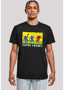 F4NT4STIC Herren T-Shirt "Batman Pop Art", schwarz, casual, Gr. M, Obermaterial: 100% Baumwolle, Shirts, Herren,Premium