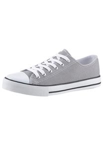 ANISTON SHOES Damen Sneaker, Gr. 37, grau, Textil, sportlich, Schuhe, Freizeitschuh, Schnürschuh - NEUE KOLLEKTION