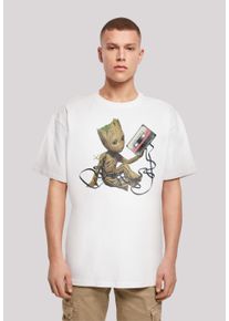 F4NT4STIC Herren T-Shirt "Marvel Guardians Of The Galaxy Vol2 Groot Tape", weiß, casual, Gr. XL, Obermaterial: 100% Baumwolle, Shirts, Print