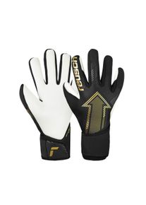 Reusch Damen Torwarthandschuhe "Fastgrip Silver", gold, sportlich, Gr. 8,5, mehrfarbig, 4% Polyamid, 51% Polyester, 45% Elastodien, Handschuhe,